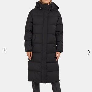 Theory Long Puffer Winter Coat/Jacket